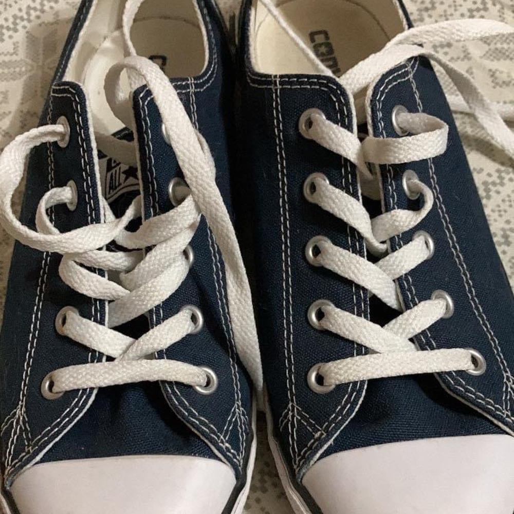 Navy Converse All-Stars - Picture 4 of 5